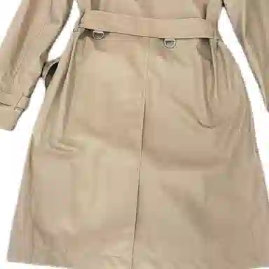 Burberry Beige Double-Breasted Coat