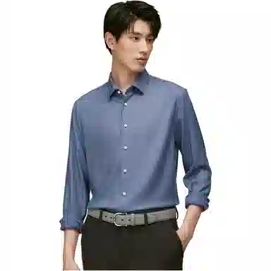 红豆 暖姜春秋保暖长袖莫代尔舒适抗菌发热商务休闲衬衫 男女同款