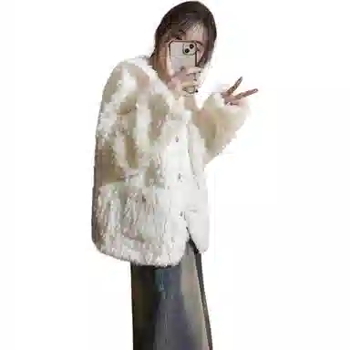 邓大喵 百搭简约舒适皮草 女款