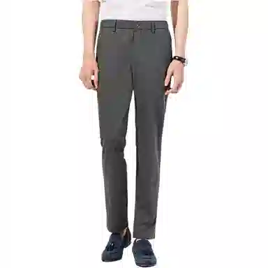 才子 舒适合身纯色休闲裤 男款