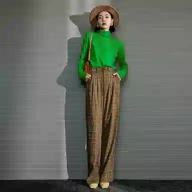 美洋 纯色休闲针织衫 女款