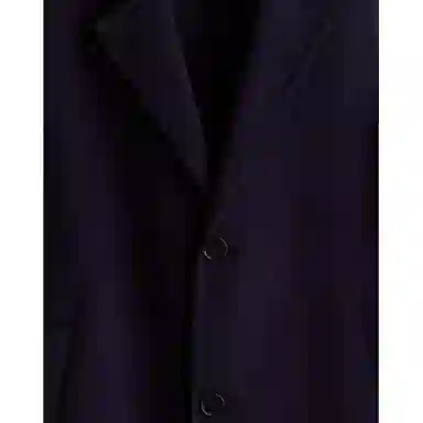 H&M Single-Breasted Coat Blue