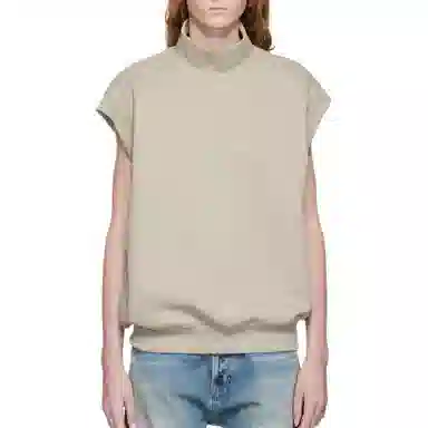 Fear of God Essentials Mockneck Vest Smoke