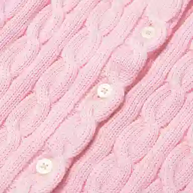 Polo Ralph Lauren Cable-Knit Cardigan Pink