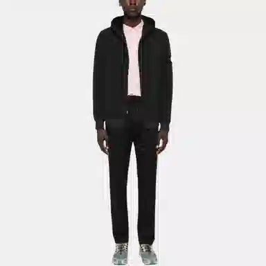 Stone Island Soft-Shell Jacket Black