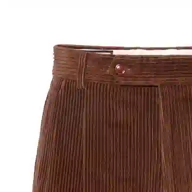 Gucci SS22 Corduroy Trousers Brown