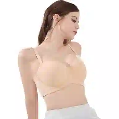 欧迪芬 纯色无痕简约舒适聚拢文胸 女款