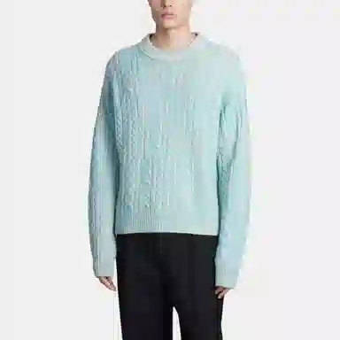 Acne Studios FW22 Pullover Sweater Turquoise Blue