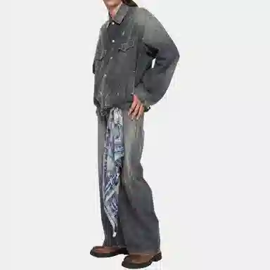 Acne Studios Denim Jacket Grey