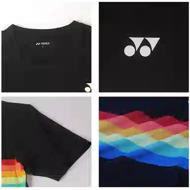 YONEX SS23 Striped Crewneck T-Shirt