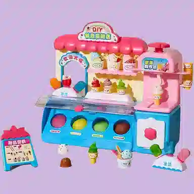 乐乐鱼 奶油胶制作仿真生日蛋糕 玩具