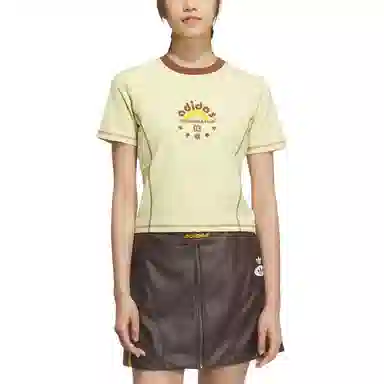 adidas originals RETRO SPORT CAMP CROP T