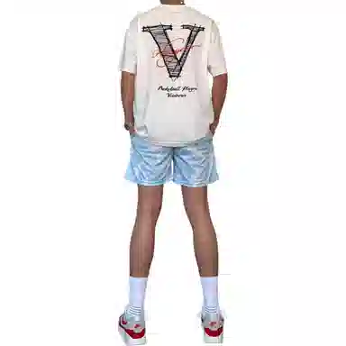 泡泡陷阱 闪电美式运动短裤不过膝高街休闲三分裤健身训练透气款篮球裤 男女同款