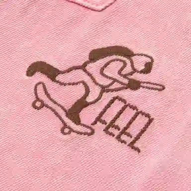 Aape SS24 Pink Denim Jeans