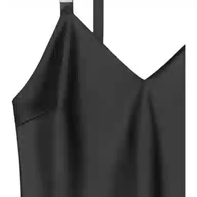 Victoria's Secret Logo Strap Slipdress Black