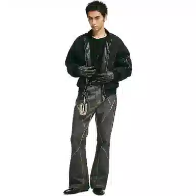 CATSSTAC Snake Skin Jacket Black