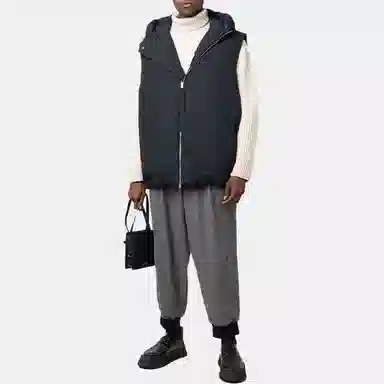 Y-3 Logo Button Waist Track Pants Grey