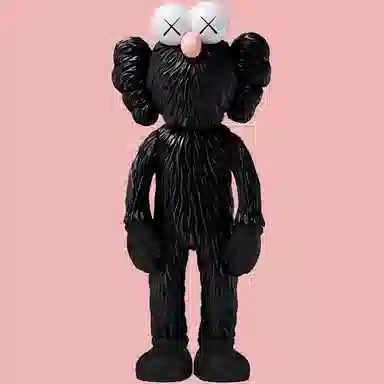 KAWS BFF Open Edition Black