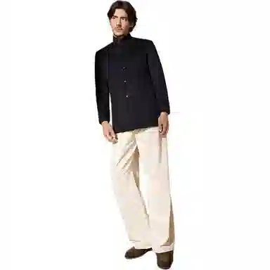 SEVEN High-End Wool Coat Black