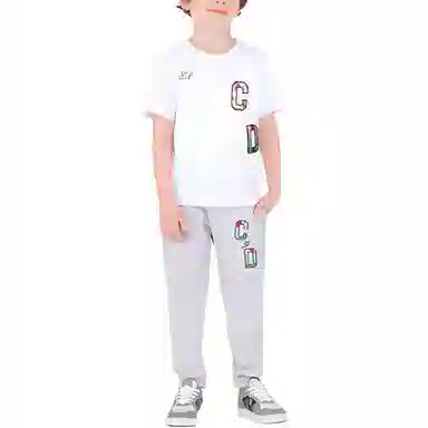 Dior Kids FW22 Logo Sweatpants Grey