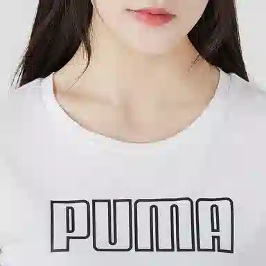 Puma Logo SS Tee W T