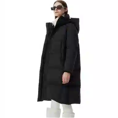 坦博尔 加厚保暖连帽常规长袖通勤面包服羽绒服 女款