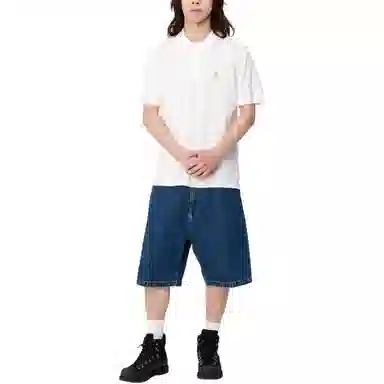 Carhartt WIP SS22 Chase Pique Polo Chase Logo LogoPolo