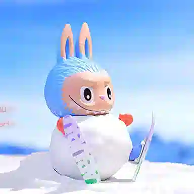 POP MART LABUBU Skiing Figure 10cm