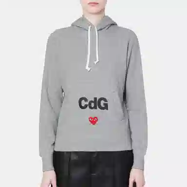 CDG Play x CDG Play Together Hoodie Grey