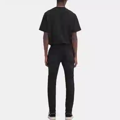 Represent Straight Zip Jeans Black