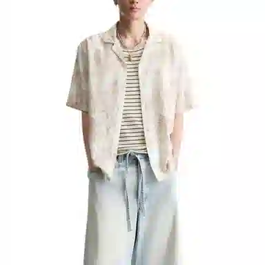 ZARA Abstract Print Shirt