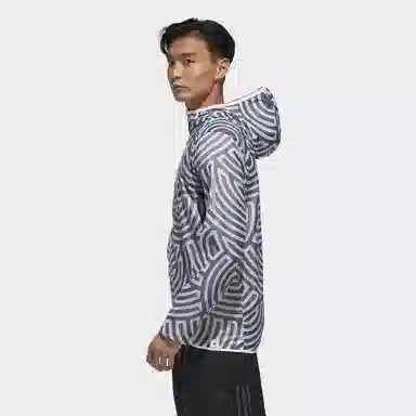 adidas x HIROKO Logo Hoodie Jacket Grey