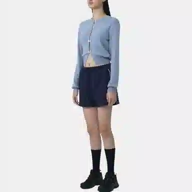 RestRecreation SS25 LOGO CLIP KNIT CARDIGAN SKY BLUE