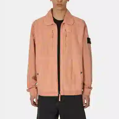 Stone Island Loop Project White Label Jacket Orange