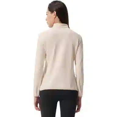探路者 立领舒适百搭简约卫衣 女款 米色