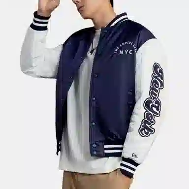 New Era Varsity Jacket Navy