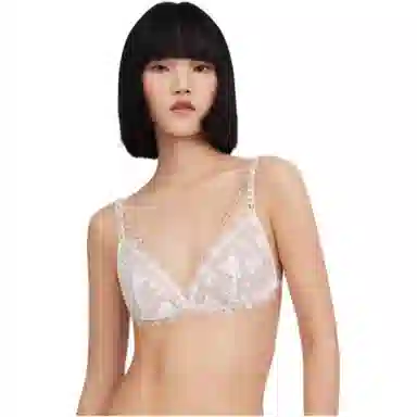 Victoria's Secret x SUSAN FANG pink Customized mesh lacemilk white