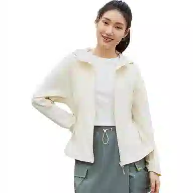 探路者 软壳立领跑步弹力速干夹克外套 女款