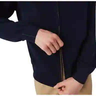 Lacoste Stand-Up Collar Sweater Navy