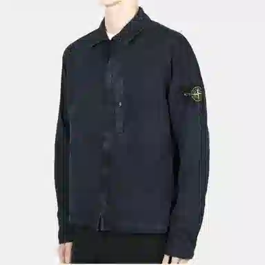 Stone Island Logo Zip Shirt