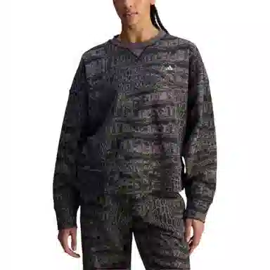 adidas x Stella McCartney Loose Printed Crewneck Sweatshirt