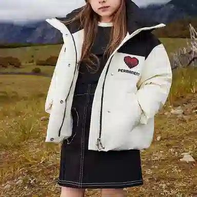 鸭鸭 云朵系列 柔软简约保暖羽绒服 青少年