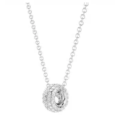 Swarovski Dextera Necklace Rhodium Silver