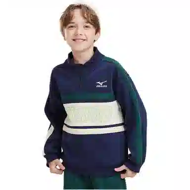 Mizuno Colorblock Logo Sweatshirt Kids