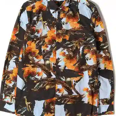 Givenchy SS23 Rooster Print Long Sleeve Shirt
