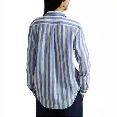 Polo Ralph Lauren SS25 Striped Linen Shirt