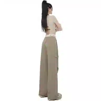 莫代尔 清凉透气舒适阔腿速干显高显瘦休闲裤 女款