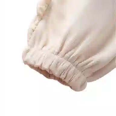 十月妈咪 立体装饰松紧束脚休闲裤 儿童款