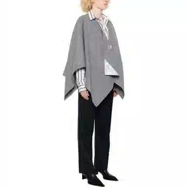 MaxMara Asymmetric Cape Cloak