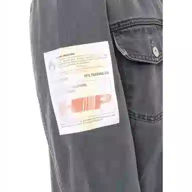 Heron Preston SS21 Denim Jacket Grey